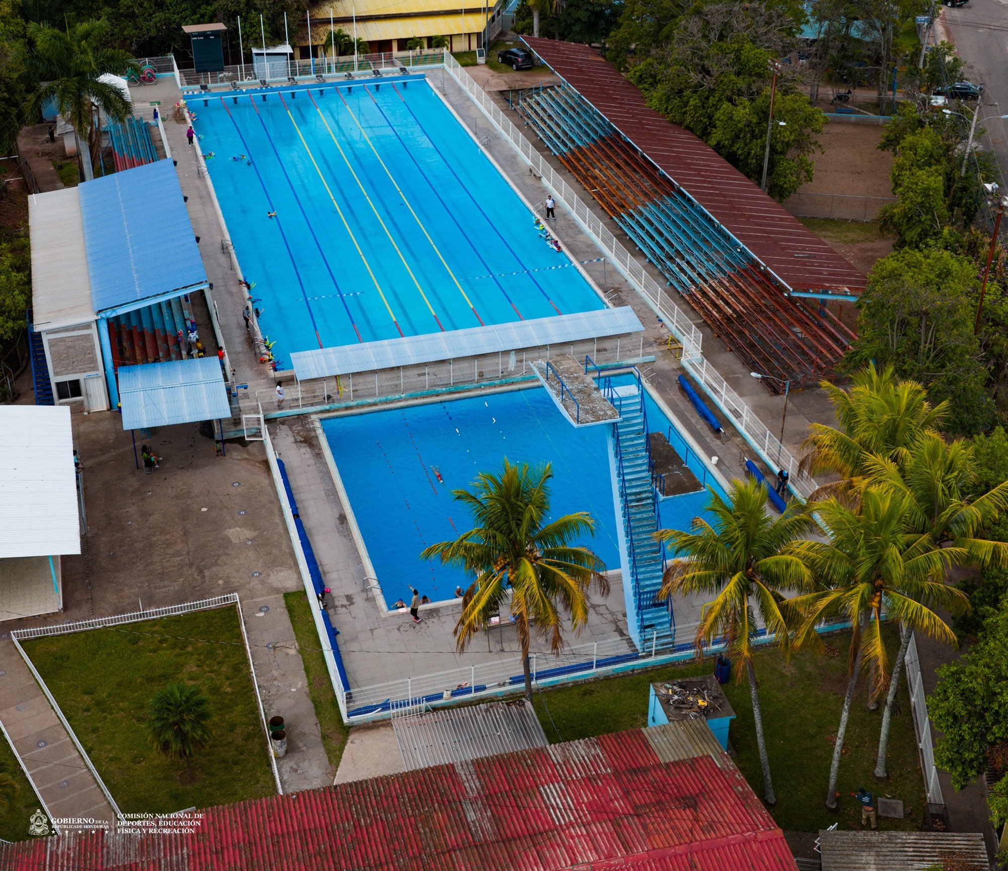 Mantenimiento piscina olímpica