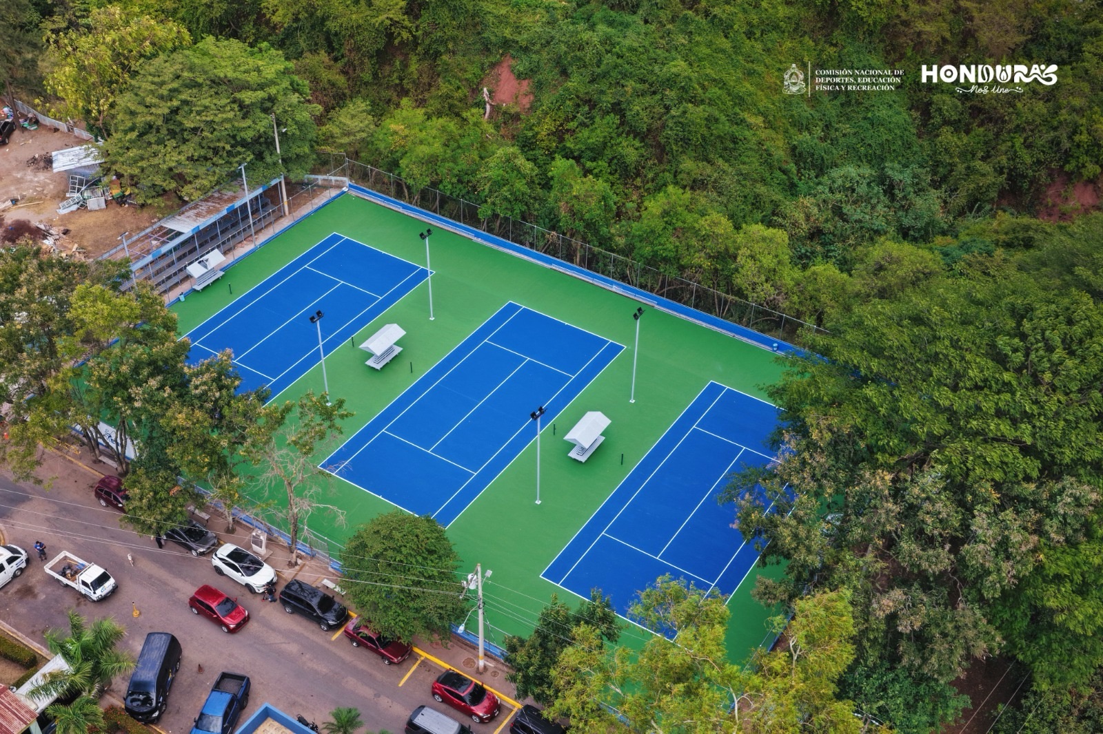 Canchas de tenis listas para los Juegos Centroamericanos