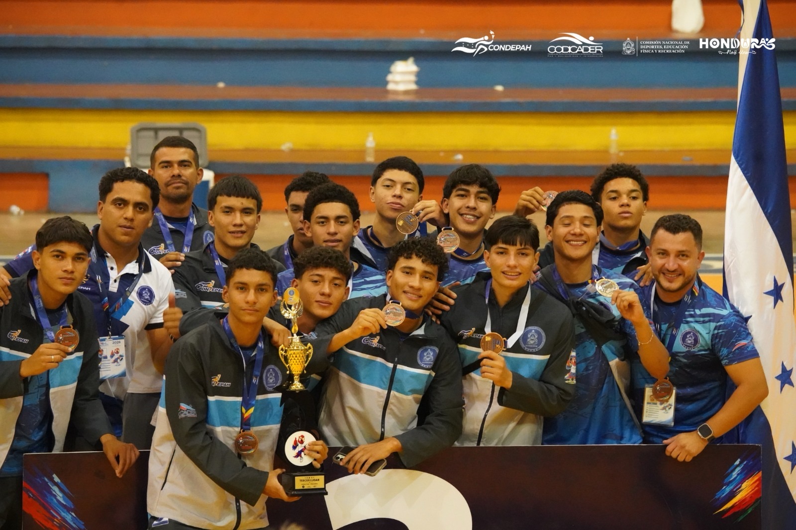 La Selección Masculina de Fútbol Sala de Honduras conquista la medalla de bronce